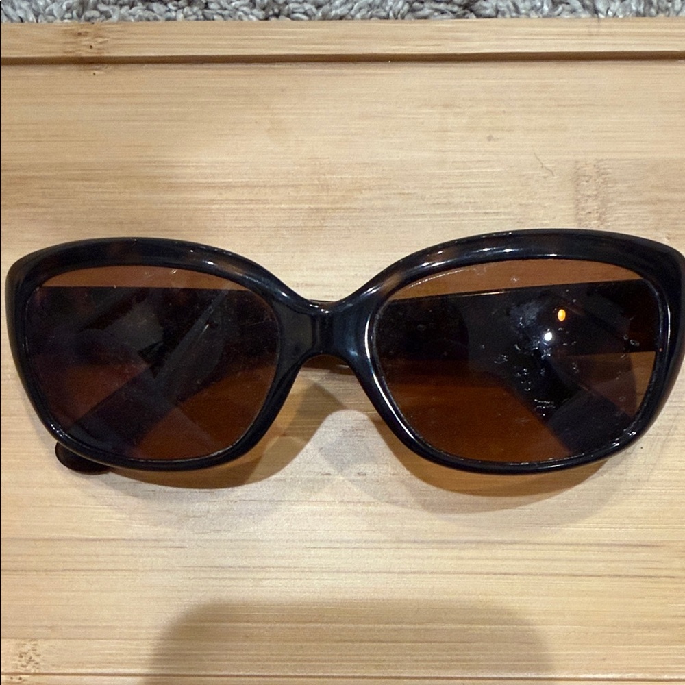 Ray-Ban Black and Brown Sunglasses